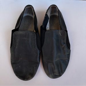 Girl’s Bloch Black Leather Jazz Dance Shoes Child Size 3 MN Medium Width